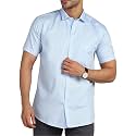 MILDIN Men39s Cotton Blend Solid Shirt with