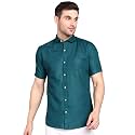 MILDIN Men39s Cotton Blend Solid Shirt with