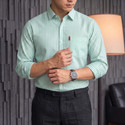 MILDIN Men Striped Formal Multicolor Shirt