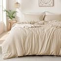 MILDLY Duvet Cover King Ultra Soft Comforter Cover Set 3pcs, Peacock Blue