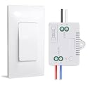 Milfra Kinetic Wireless Light Switch and Receiver Kit, 330ft RF Remote Control
