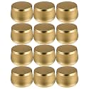 Milisten 12Pcs 4oz round Tinplate Tea Cans, Airtight Storage