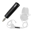 Military to Civilian Headset Adapter,U-174 Military-to-Civilian PTT Adapter Cable,Turn Military/NATO Version Ptt/Tactical Headset to Compatible with Civilian Ptt Adapter or Airsoft Headsets