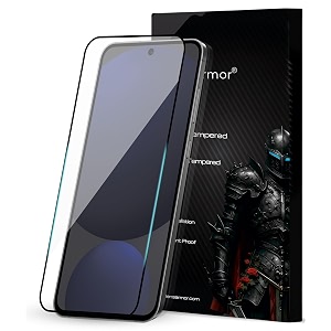 lensarmor military grade samsung galaxy s24 fe tempered glass  premium screen guard for samsung s24 fe 5g  ultra clear scratch resistant  pack of 1