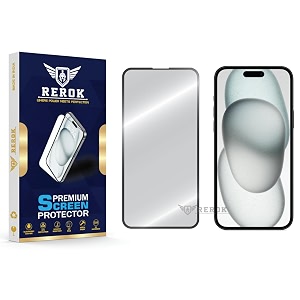 military-grade tempered glass screen protector for iphone 15 plus pack of 1  hd clear edge-to-edge coverage scratch resistant case friendly with easy installation kit