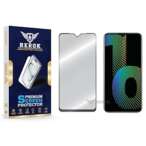 military-grade tempered glass screen protector compatible with realme narzo 10 pack of 1  edge-to-edge oleophobic case friendly easy installation kit