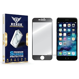 military-grade tempered glass screen protector for iphone 7 plus pack of 1  hd clear edge-to-edge coverage scratch resistant case friendly with easy installation kitblack