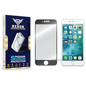 military-grade tempered glass screen protector for iphone 6s pack of 1  hd clear edge-to-edge coverage scratch resistant case friendly with easy installation kitblack