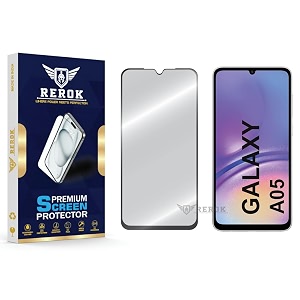 military-grade tempered glass screen protector compatible with samsung galaxy a05 pack of 1  edge-to-edge oleophobic case friendly easy installation kit