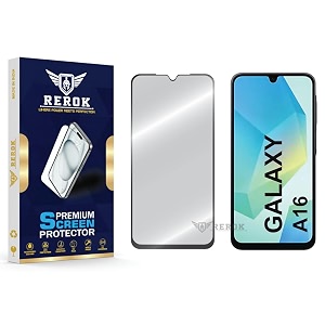 military-grade tempered glass screen protector compatible with samsung galaxy a16 pack of 1  edge-to-edge oleophobic case friendly easy installation kit