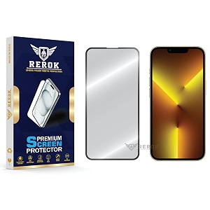 military-grade tempered glass screen protector for iphone 13 pro pack of 1  hd clear edge-to-edge coverage scratch resistant case friendly with easy installation kit