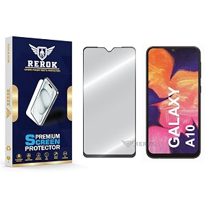 military-grade tempered glass screen protector compatible with samsung galaxy a10 pack of 1  edge-to-edge oleophobic case friendly easy installation kit