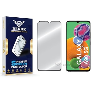 military-grade tempered glass screen protector compatible with samsung galaxy a90 5g pack of 1  edge-to-edge oleophobic case friendly easy installation kit