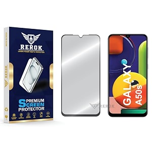 military-grade tempered glass screen protector compatible with samsung galaxy a50s pack of 1  edge-to-edge oleophobic case friendly easy installation kit