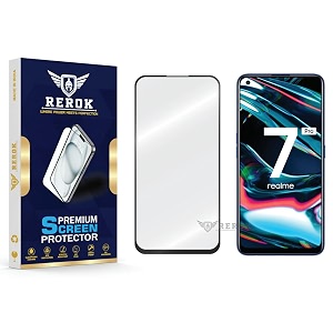 military-grade tempered glass screen protector compatible with realme 7 pro pack of 1  edge-to-edge oleophobic case friendly easy installation kit