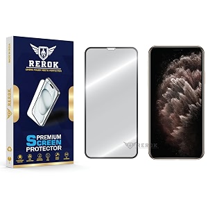 military-grade tempered glass screen protector for iphone 11 pro max pack of 1  hd clear edge-to-edge coverage scratch resistant case friendly with easy installation kit