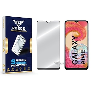 military-grade tempered glass screen protector compatible with samsung galaxy a04e pack of 1  edge-to-edge oleophobic case friendly easy installation kit