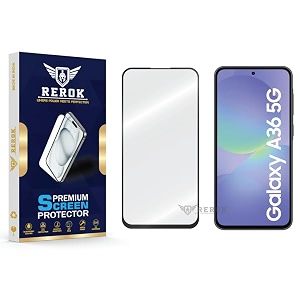 military-grade tempered glass screen protector compatible with samsung galaxy a36 5g pack of 1  edge-to-edge oleophobic case friendly easy installation kit