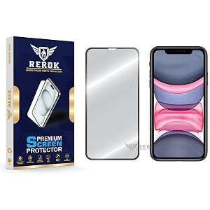 military-grade tempered glass screen protector for iphone 11 pack of 1  hd clear edge-to-edge coverage scratch resistant case friendly with easy installation kit