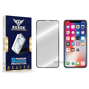 military-grade tempered glass screen protector for iphone x pack of 1  hd clear edge-to-edge coverage scratch resistant case friendly with easy installation kit