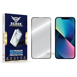 military-grade tempered glass screen protector for iphone 13 pack of 1  hd clear edge-to-edge coverage scratch resistant case friendly with easy installation kit