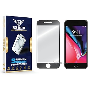 military-grade tempered glass screen protector for iphone 8 plus pack of 1  hd clear edge-to-edge coverage scratch resistant case friendly with easy installation kitblack