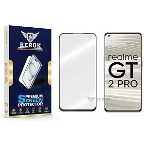 military-grade tempered glass screen protector compatible with realme gt 2 pro pack of 1  edge-to-edge oleophobic case friendly easy installation kit