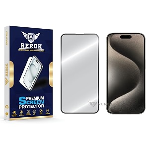 military-grade tempered glass screen protector for iphone 15 pro pack of 1  hd clear edge-to-edge coverage scratch resistant case friendly with easy installation kit