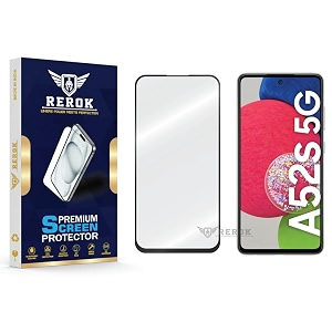 military-grade tempered glass screen protector compatible with samsung galaxy a52s 5g pack of 1  edge-to-edge oleophobic case friendly easy installation kit