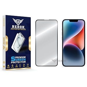 military-grade tempered glass screen protector for iphone 14 pack of 1  hd clear edge-to-edge coverage scratch resistant case friendly with easy installation kit