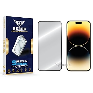 military-grade tempered glass screen protector for iphone 14 pro max pack of 1  hd clear edge-to-edge coverage scratch resistant case friendly with easy installation kit