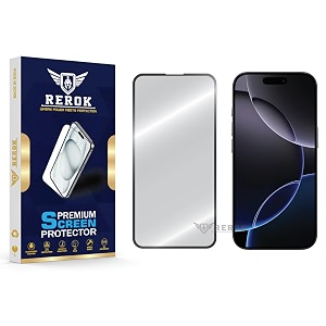 military-grade tempered glass screen protector for iphone 16 pro max pack of 1  hd clear edge-to-edge coverage scratch resistant case friendly with easy installation kit