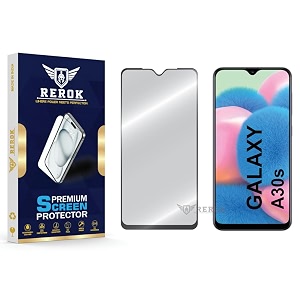 military-grade tempered glass screen protector compatible with samsung galaxy a30s pack of 1  edge-to-edge oleophobic case friendly easy installation kit