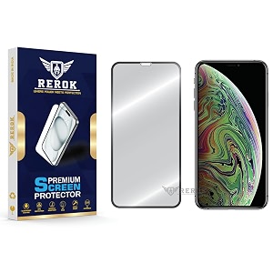 military-grade tempered glass screen protector for iphone xs max pack of 1  hd clear edge-to-edge coverage scratch resistant case friendly with easy installation kit