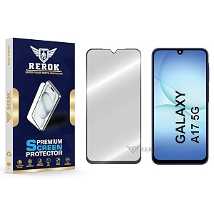 military-grade tempered glass screen protector compatible with samsung galaxy a17 5g pack of 1  edge-to-edge oleophobic case friendly easy installation kit