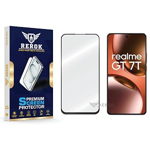 military-grade tempered glass screen protector compatible with realme gt 7t pack of 1  edge-to-edge oleophobic case friendly easy installation kit