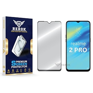 military-grade tempered glass screen protector compatible with realme 2 pro pack of 1  edge-to-edge oleophobic case friendly easy installation kit