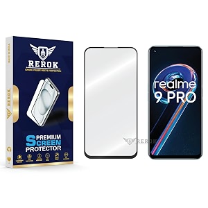 military-grade tempered glass screen protector compatible with realme 9 pro pack of 1  edge-to-edge oleophobic case friendly easy installation kit