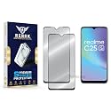 Military-Grade Tempered Glass Screen Protector Compatible with Realme C25s [Pack of 2] | Edge-to-Edge, Oleophobic, Case Friendly, Easy Installation Kit