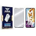 Military-Grade Tempered Glass Screen Protector Compatible with Samsung Galaxy M15 5G [Pack of 1] | Edge-to-Edge, Oleophobic, Case Friendly, Easy Installation Kit