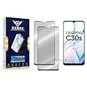 Military-Grade Tempered Glass Screen Protector Compatible with Realme C30s [Pack of 2] | Edge-to-Edge, Oleophobic, Case Friendly, Easy Installation Kit