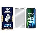 Military-Grade Tempered Glass Screen Protector Compatible with Realme Narzo 50i Prime [Pack of 1] | Edge-to-Edge, Oleophobic, Case Friendly, Easy Installation Kit