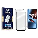 Military-Grade Tempered Glass Screen Protector Compatible with Realme GT 7 [Pack of 2] | Edge-to-Edge, Oleophobic, Case Friendly, Easy Installation Kit