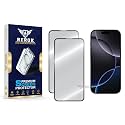 Military-Grade Tempered Glass Screen Protector for iPhone 16 Pro Max [Pack of 2] | HD Clear, Edge-to-Edge Coverage, Scratch Resistant, Case Friendly with Easy Installation Kit.