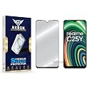 Military-Grade Tempered Glass Screen Protector Compatible with Realme C25Y [Pack of 1] | Edge-to-Edge, Oleophobic, Case Friendly, Easy Installation Kit
