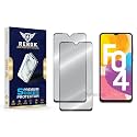Military-Grade Tempered Glass Screen Protector Compatible with Samsung Galaxy F04 [Pack of 2] | Edge-to-Edge, Oleophobic, Case Friendly, Easy Installation Kit