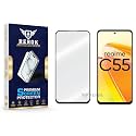 Military-Grade Tempered Glass Screen Protector Compatible with Realme C55 [Pack of 1] | Edge-to-Edge, Oleophobic, Case Friendly, Easy Installation Kit