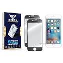 Military-Grade Tempered Glass Screen Protector for iPhone 6 Plus [Pack of 2] | HD Clear, Edge-to-Edge Coverage, Scratch Resistant, Case Friendly with Easy Installation Kit(BLACK)