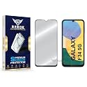 Military-Grade Tempered Glass Screen Protector Compatible with Samsung Galaxy F34 5G [Pack of 1] | Edge-to-Edge, Oleophobic, Case Friendly, Easy Installation Kit