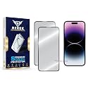 Military-Grade Tempered Glass Screen Protector for iPhone 14 Pro [Pack of 2] | HD Clear, Edge-to-Edge Coverage, Scratch Resistant, Case Friendly with Easy Installation Kit.